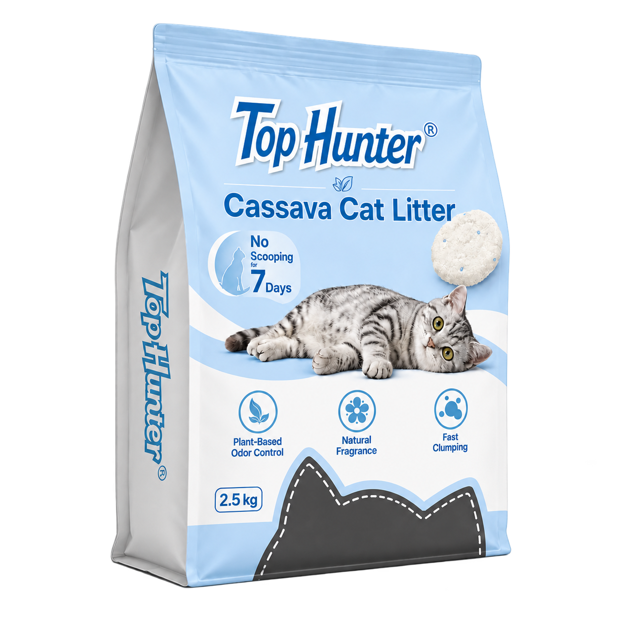 TopHunter packaging concept, angle-adjusted from the official website artwork